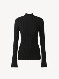 Women Chloé Fitted Mock-Neck Jumper