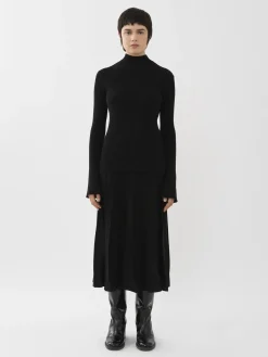 Women Chloé Fitted Mock-Neck Jumper