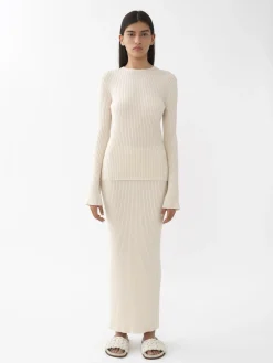Women Chloé Fitted Ribbed Jumper