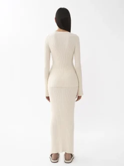 Women Chloé Fitted Ribbed Jumper