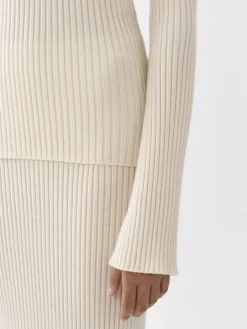 Women Chloé Fitted Ribbed Jumper