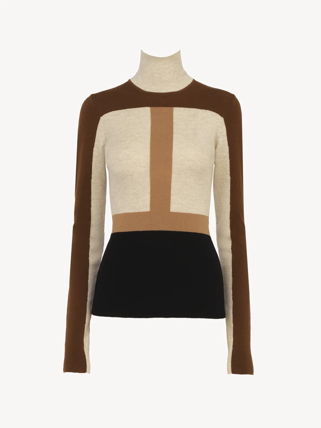 Women Chloé Fitted Turtleneck Jumper