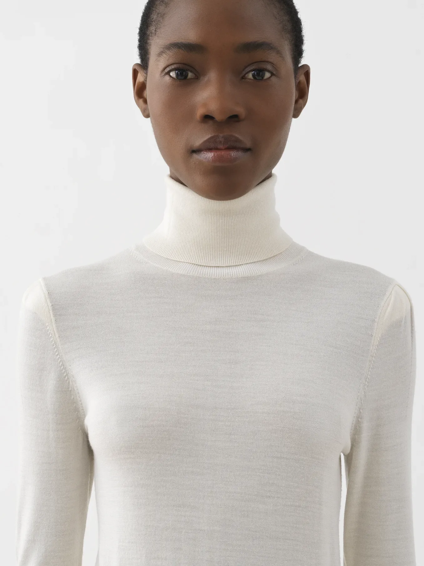 Women Chloé Fitted Turtleneck Jumper