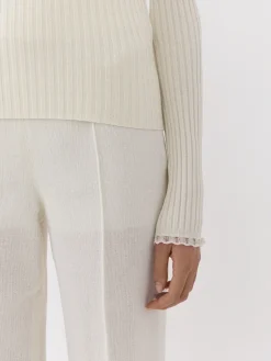Women Chloé Fitted Turtleneck Jumper