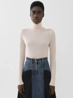 Women Chloé Fitted Turtleneck Jumper