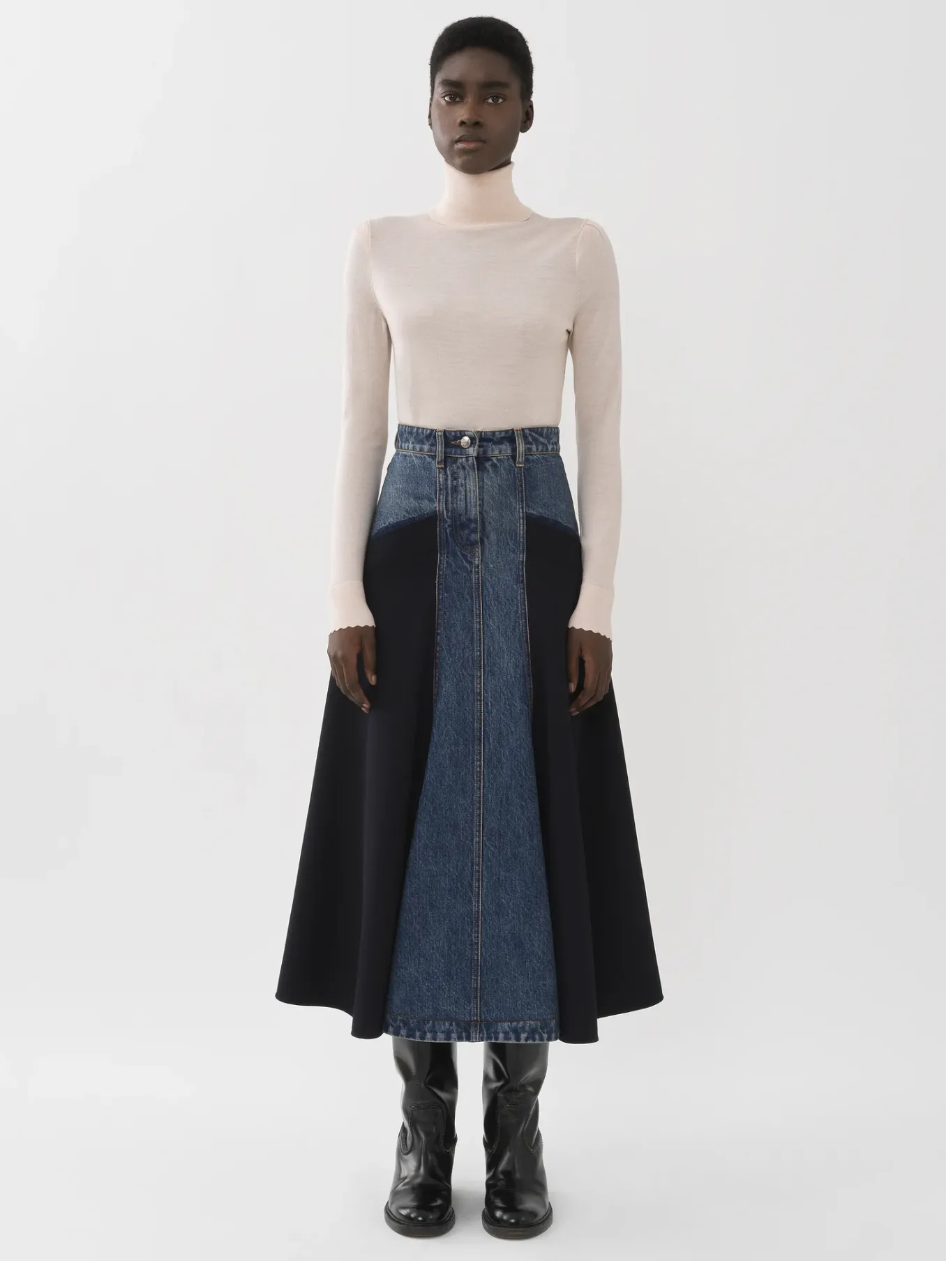 Women Chloé Fitted Turtleneck Jumper