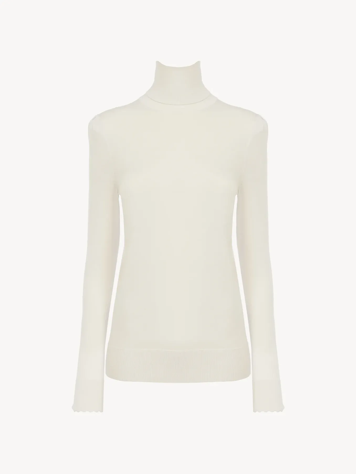 Women Chloé Fitted Turtleneck Jumper