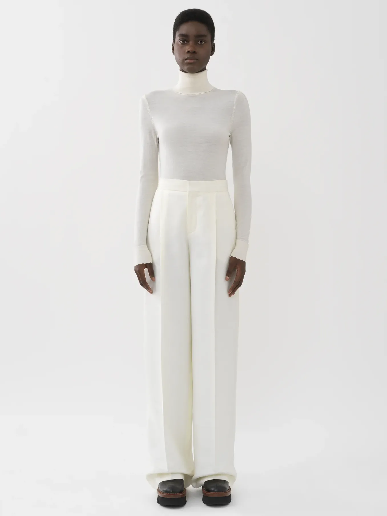 Women Chloé Fitted Turtleneck Jumper