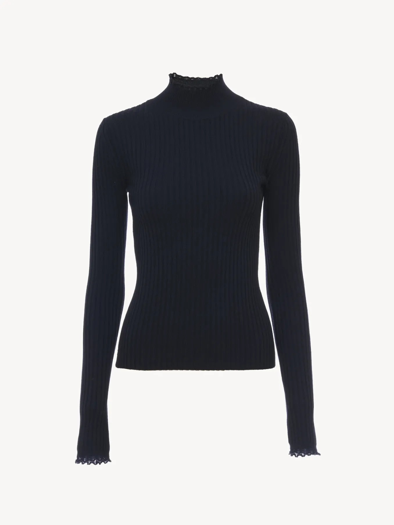 Women Chloé Fitted Turtleneck Jumper
