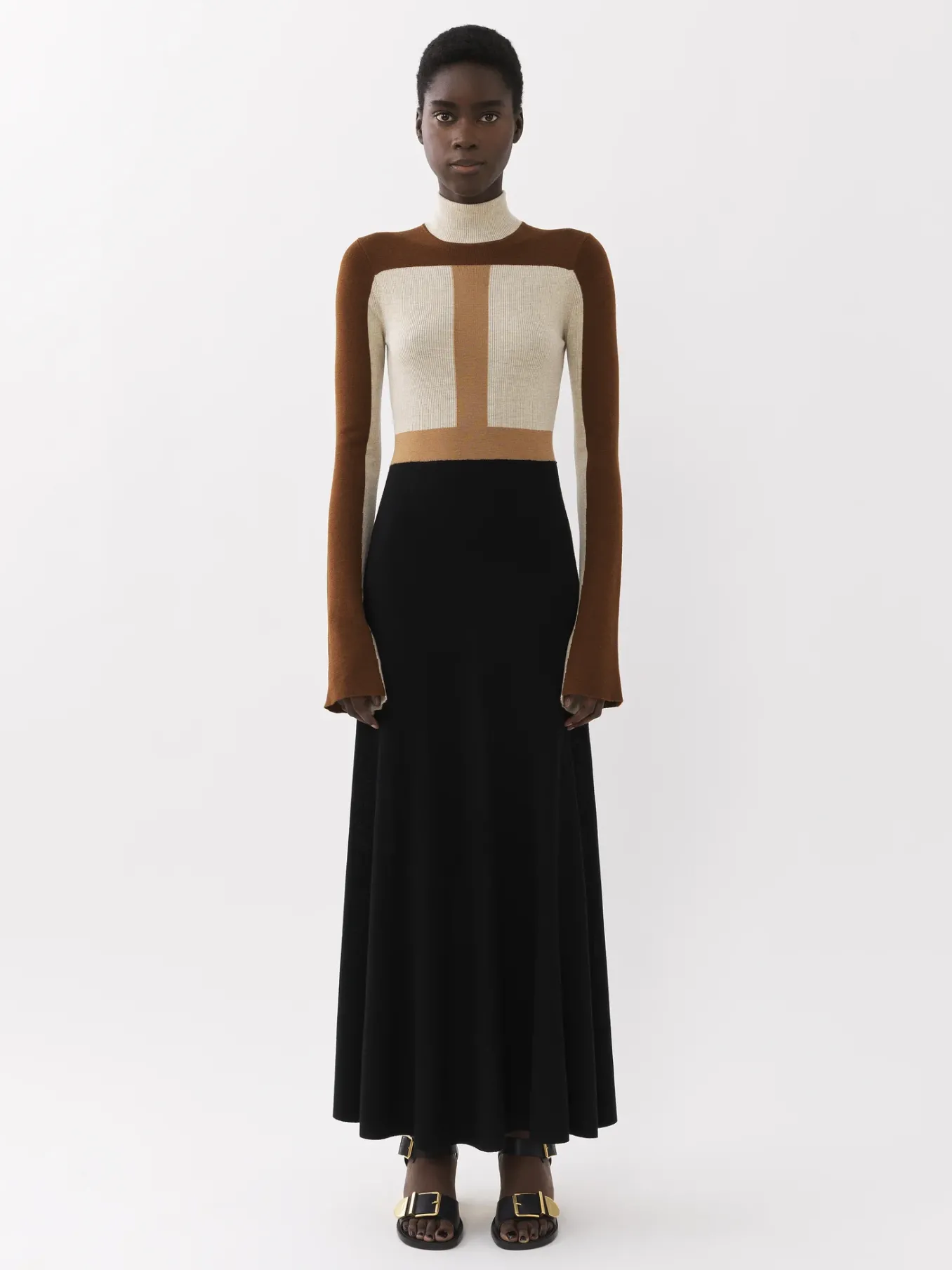 Women Chloé Flared Long Dress