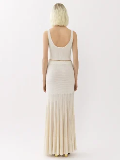 Women Chloé Flared Long Skirt