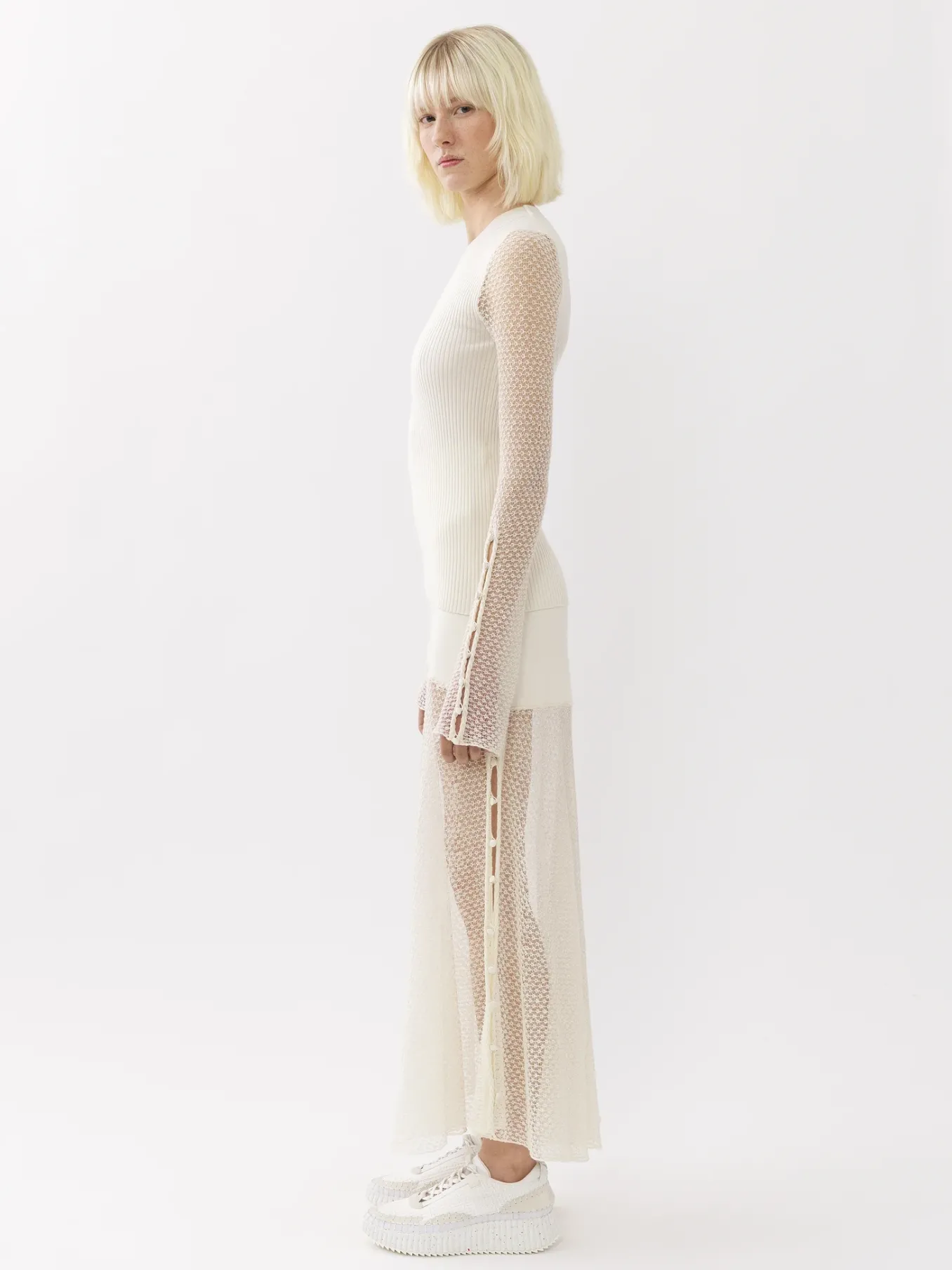 Women Chloé Flared Long Skirt