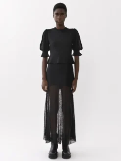 Women Chloé Flared Long Skirt