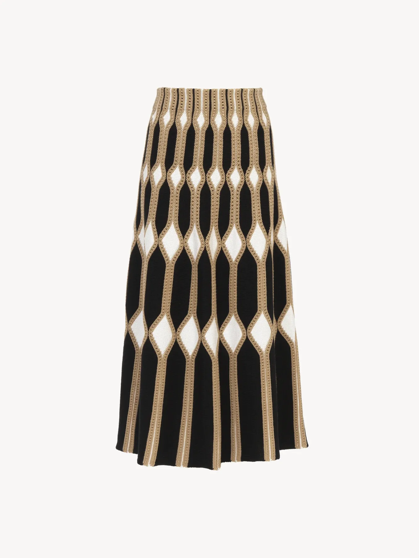 Women Chloé Flared Midi Skirt