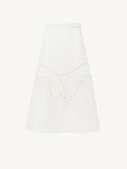 Women Chloé Flared Midi Skirt