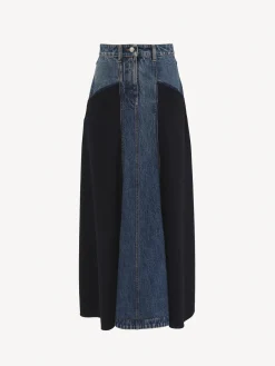 Women Chloé Flared Midi Skirt