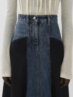 Women Chloé Flared Midi Skirt