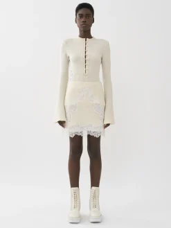 Women Chloé Flared Mini Skirt
