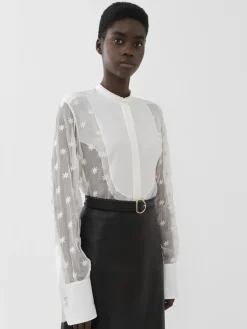 Women Chloé Flou Tuxedo Shirt