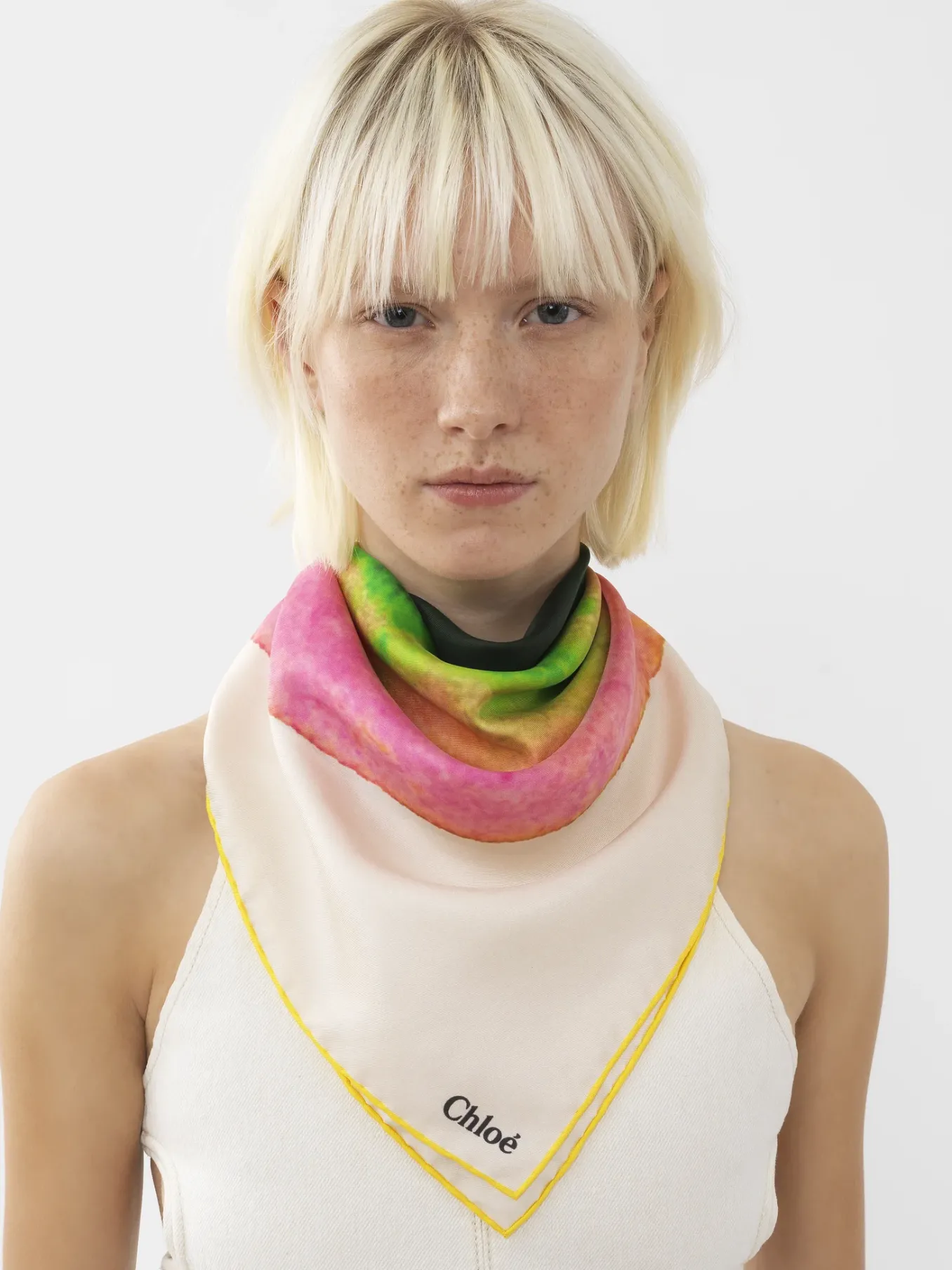 Women Chloé Fusion Printed Scarf