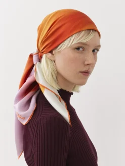 Women Chloé Fusion Printed Scarf