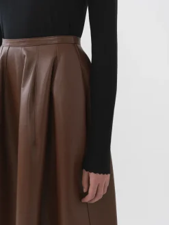 Women Chloé Gathered Midi Skirt