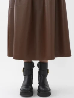 Women Chloé Gathered Midi Skirt