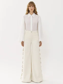 Women Chloé Gathered-Sleeve Blouse