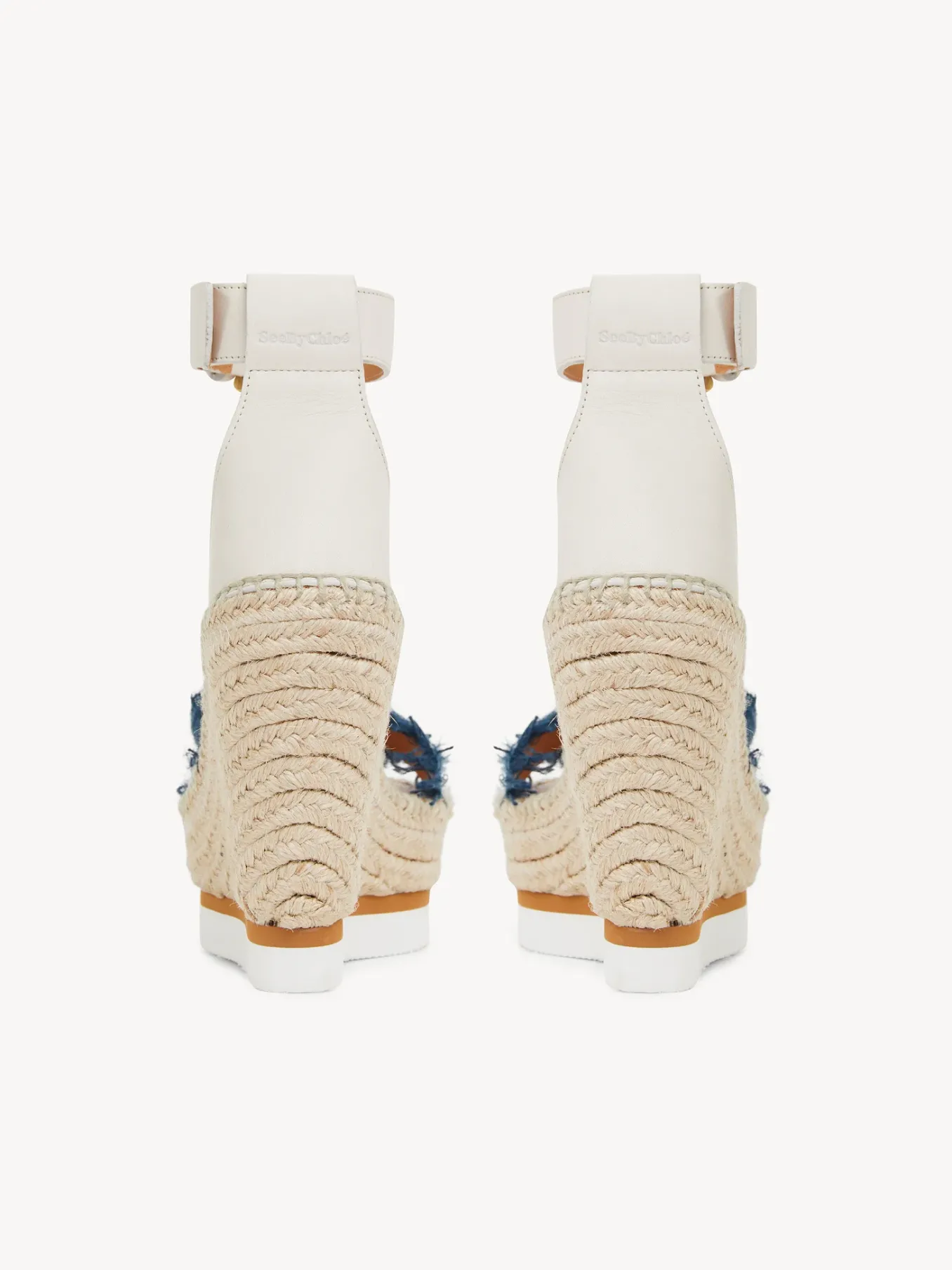 Women Chloé Glyn Fringed Wedge Espadrille