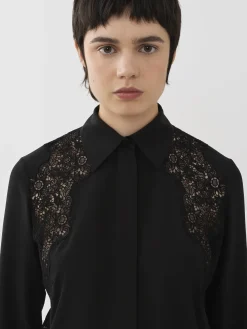 Women Chloé Guipure-Detail Blouse