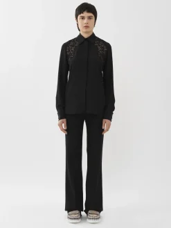 Women Chloé Guipure-Detail Blouse