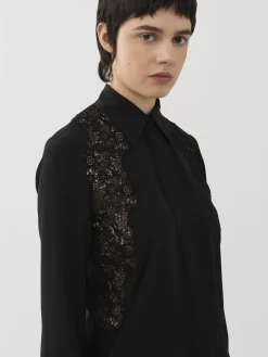Women Chloé Guipure-Detail Blouse