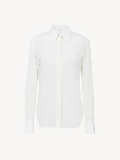 Women Chloé Guipure-Detail Blouse