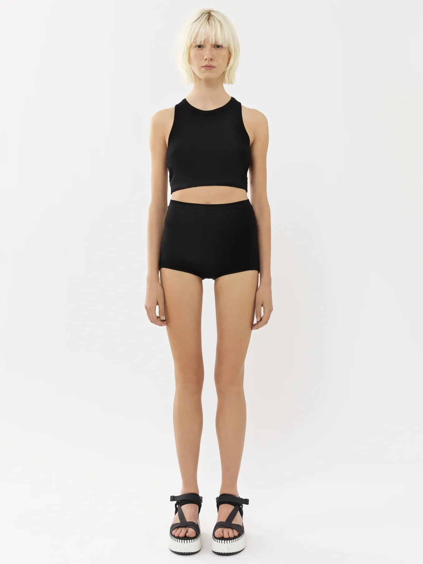 Women Chloé High-Waisted Mini Shorts