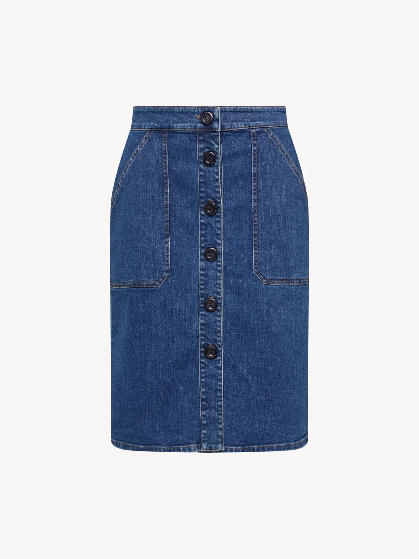Women Chloé Knee-Length Denim Skirt