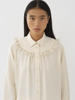 Women Chloé Lace Trimmed Shirt