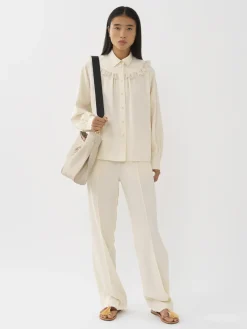 Women Chloé Lace Trimmed Shirt