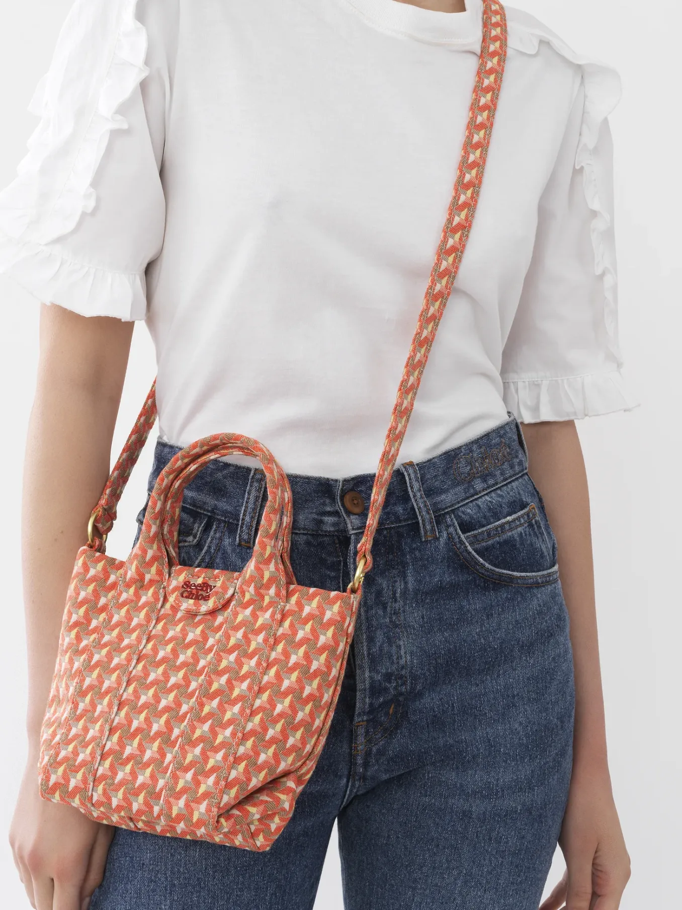 Women Chloé Laetizia Mini Cross-Body Tote