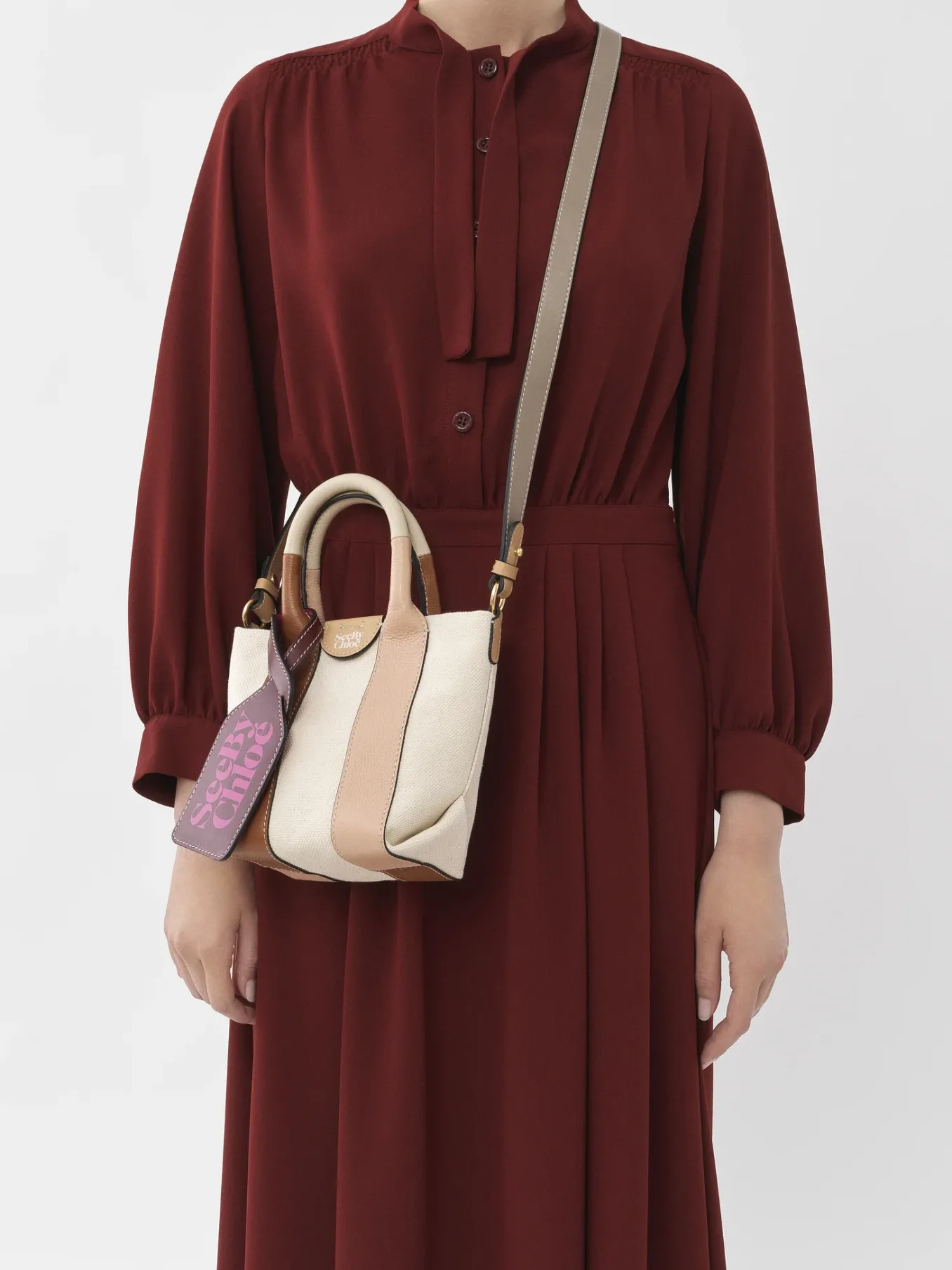 Women Chloé Laetizia Mini Cross-Body Tote