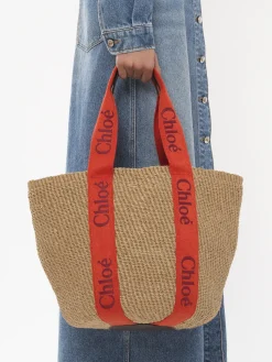Women Chloé Large Woody Basket