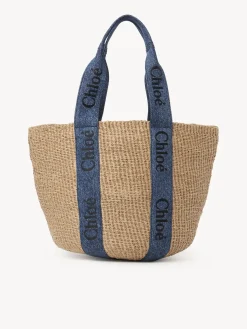 Women Chloé Large Woody Basket