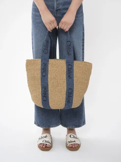 Women Chloé Large Woody Basket