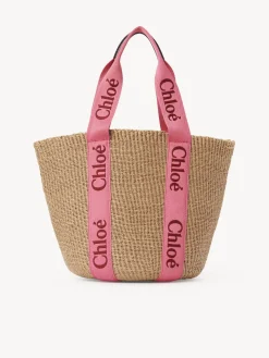 Women Chloé Large Woody Basket