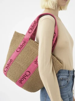 Women Chloé Large Woody Basket
