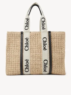 Women Chloé Large Woody Tote Bag