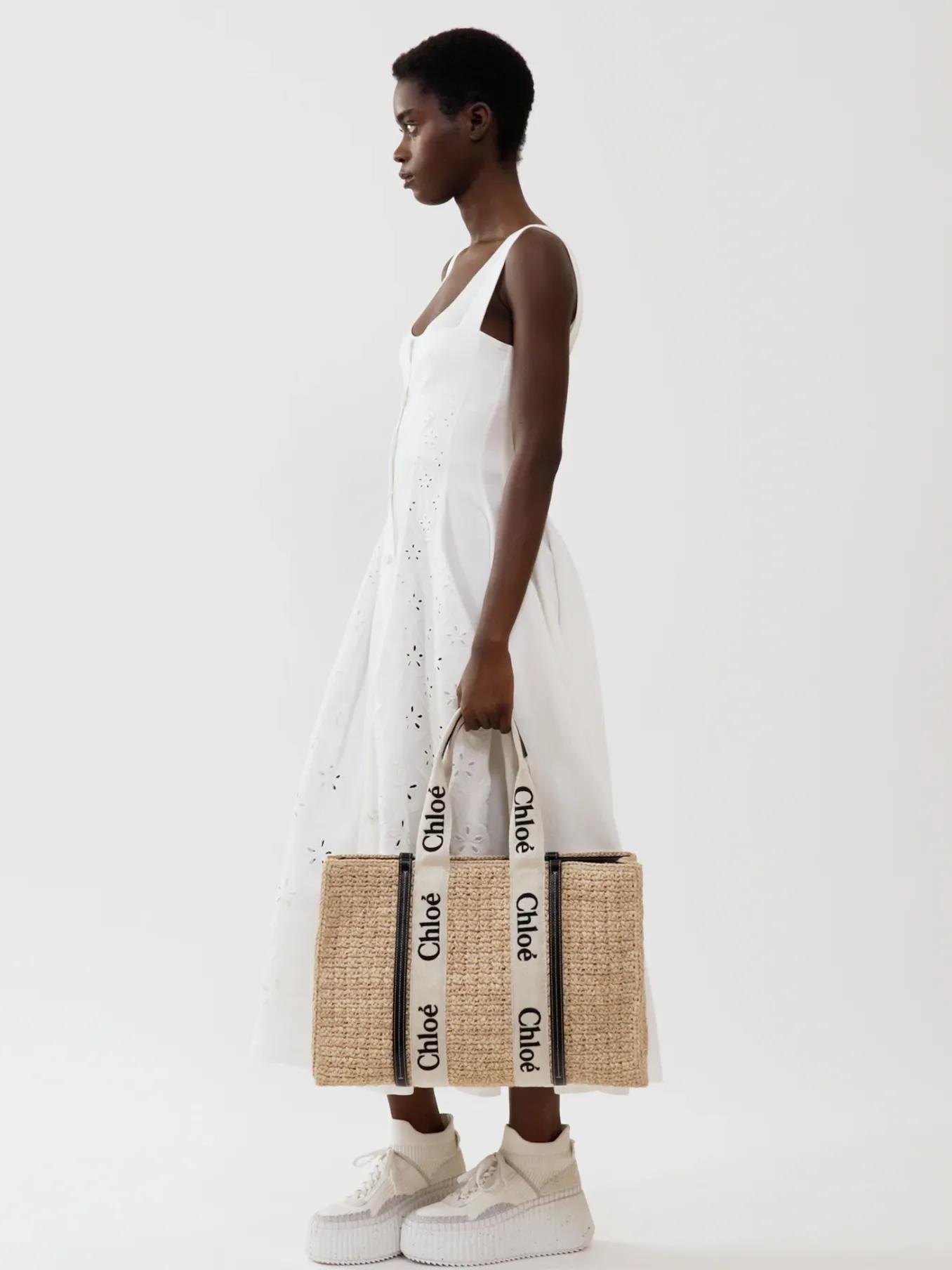 Women Chloé Large Woody Tote Bag