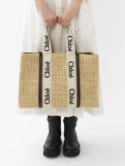 Women Chloé Large Woody Tote Bag