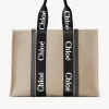 Women Chloé Large Woody Tote Bag