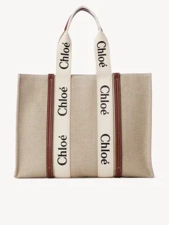 Women Chloé Large Woody Tote Bag