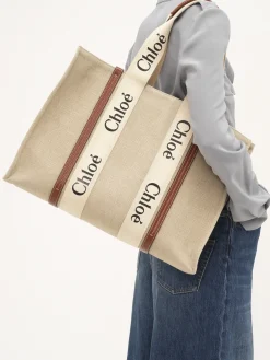 Women Chloé Large Woody Tote Bag